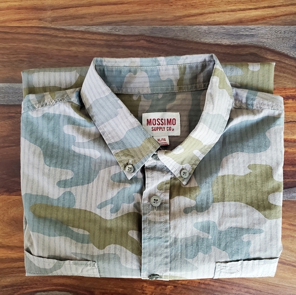 Mossimo Suppy Co., Camo Button Down, XL, Men's Shirt, Great Shirt! - Picture 1 of 6